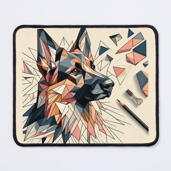 Item preview, Shepherd's Cubist Whispers designed and sold by PawspectCreate.