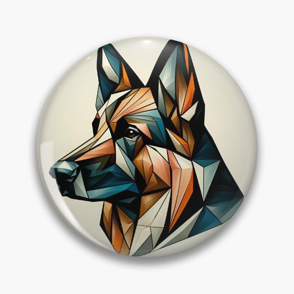 Artikelvorschau, Shepherd's Cubist Whimsy entworfen und verkauft von PawspectCreate.
