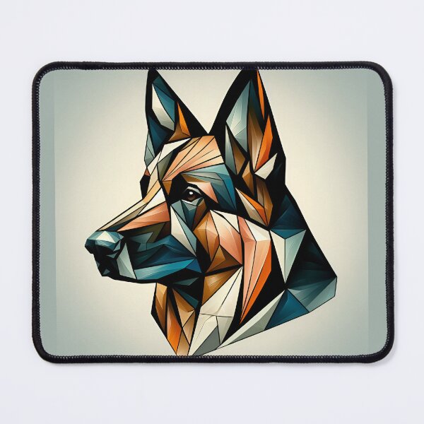 Item preview, Shepherd's Cubist Whimsy designed and sold by PawspectCreate.