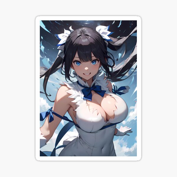 Hestia DanMachi Anime Girl Waifu Sticker for Sale by Spacefoxart