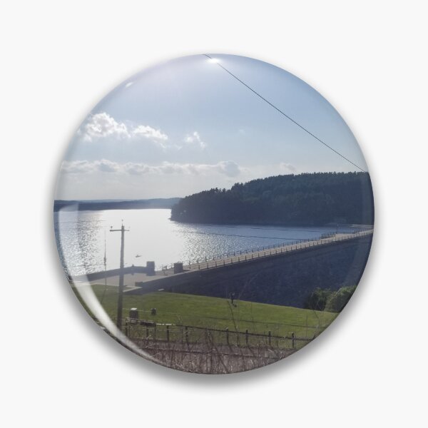 Item preview, The Clinton Dam in Clinton Ma on a sunny summer day designed and sold by Beautyoftheout.