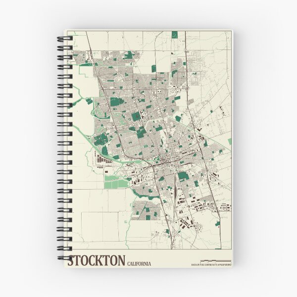 Item preview, Stockton Street Map designed and sold by mapsbymo.