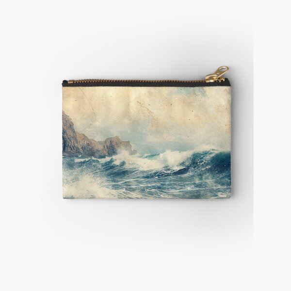 Item preview, Antique Vintage Seascape Poster, Moody Coastal Inspired Wall Art designed and sold by Peek-Designs.