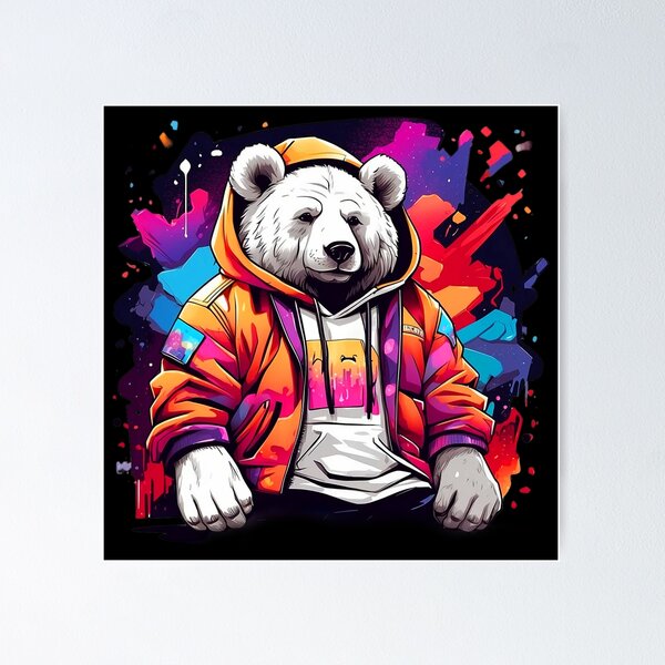 Item preview, Bear streetstyle character | Bear Streetwear Collection designed and sold by WantStore.