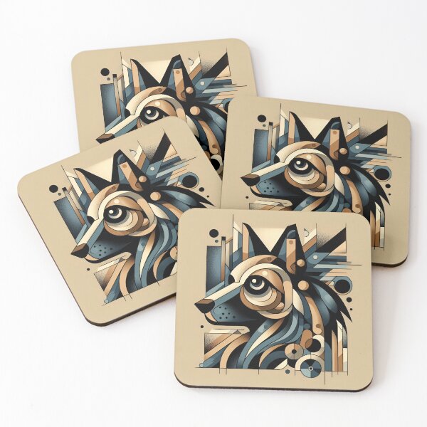 Item preview, Shepherd's Cubist Odyssey designed and sold by PawspectCreate.