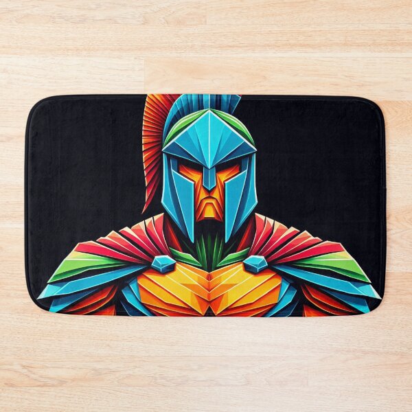 Item preview, Colorful Spartan Strong in Origami Vector Art Design  designed and sold by beben76.