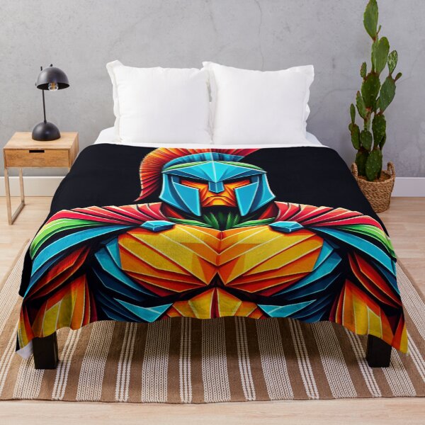 Item preview, Colorful Spartan Strong in Origami Vector Art Design designed and sold by beben76.