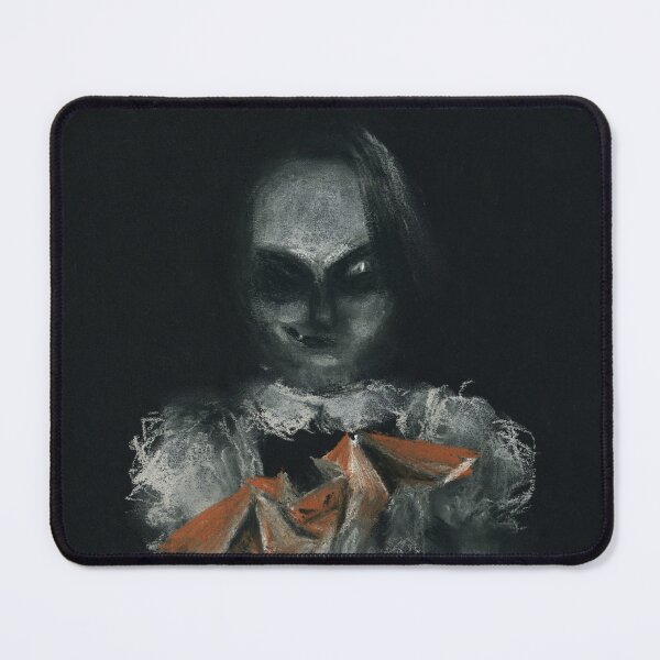 Item preview, Dark Gothic Art Black Horror Creepy Child Girl Halloween Drawing designed and sold by Dariia Zhyrova.