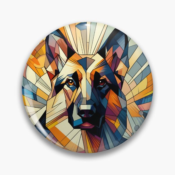Item preview, Shepherd's Cubist Serenity designed and sold by PawspectCreate.