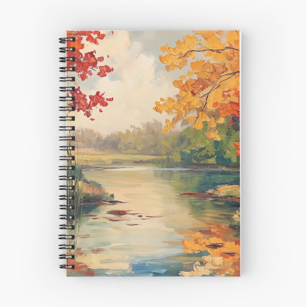 Item preview, Vintage Inspired Country Landscape Pond Painting Poster, Rustic Wall Art Decor designed and sold by Peek-Designs.