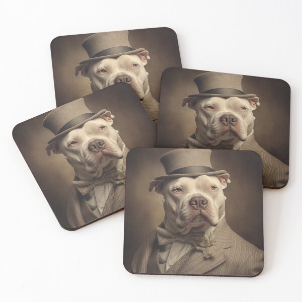 Item preview, Portrait of a Pitbull in Formal Wear designed and sold by Samuelsboro.