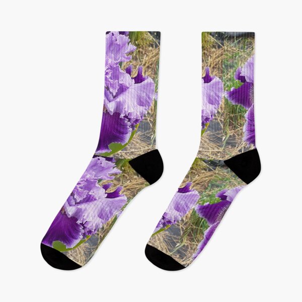 Item preview, Iris Flower Purple Frilly designed and sold by Sarah  Rajkotwala.