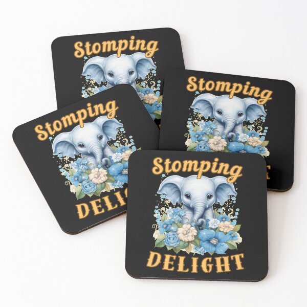 Item preview, Stomping Delight. funny elephant designed and sold by ElephantVibes.