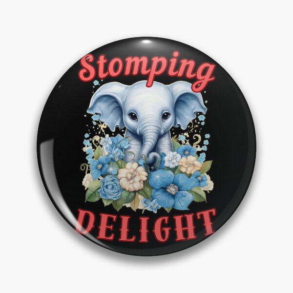 Item preview, Stomping Delight. elephant head designed and sold by ElephantVibes.