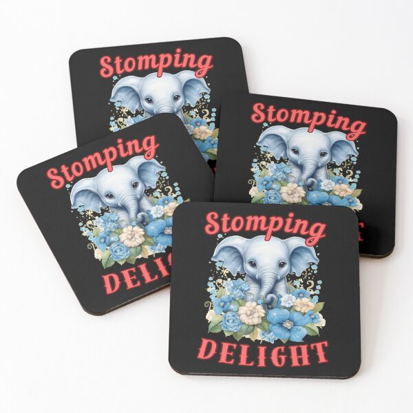 Item preview, Stomping Delight. elephant head designed and sold by ElephantVibes.