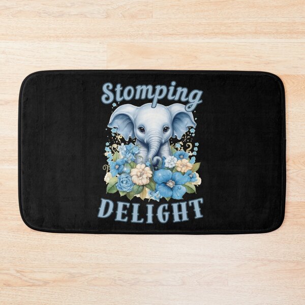 Item preview, Stomping Delight. elephant face designed and sold by ElephantVibes.