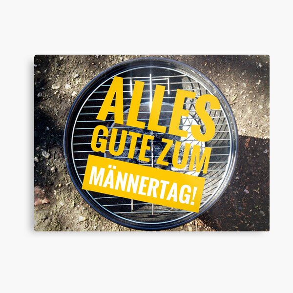 Männer- und Vater-Tag Metallbild