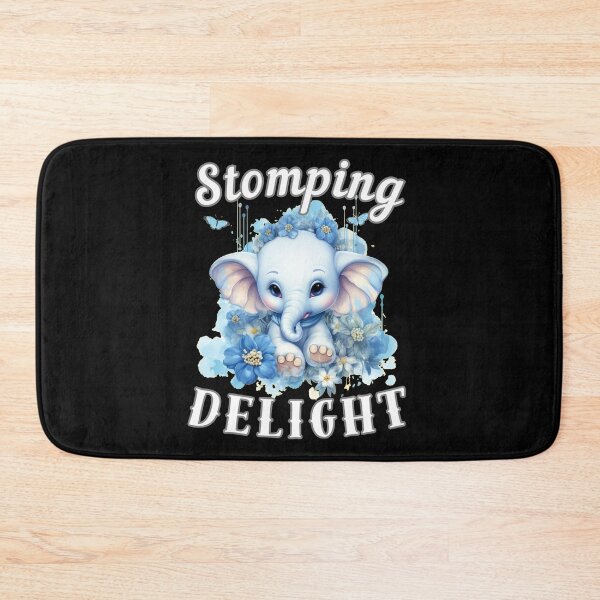 Item preview, Stomping Delight. watercolor elephant designed and sold by ElephantVibes.