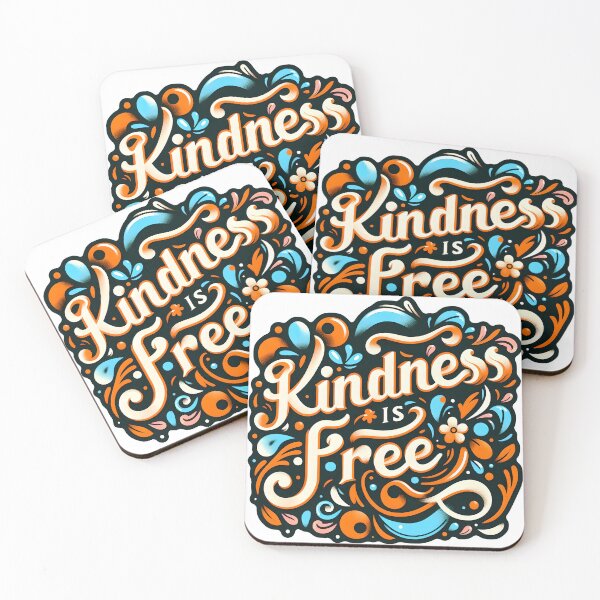 Item preview, Kindness is free, typography designed and sold by maxmaj.