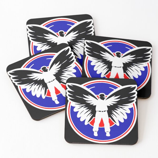 Item preview, Baseball Angel - red, blue designed and sold by  Kink Ink Designs.