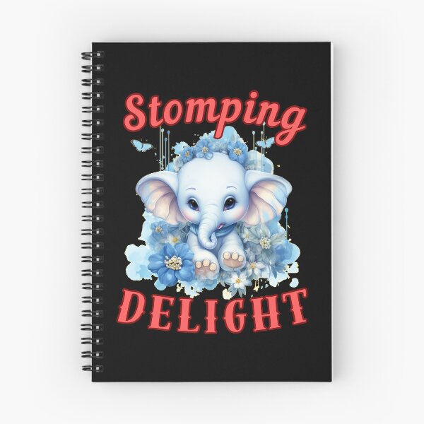 Item preview, Stomping Delight. elephant saying designed and sold by ElephantVibes.