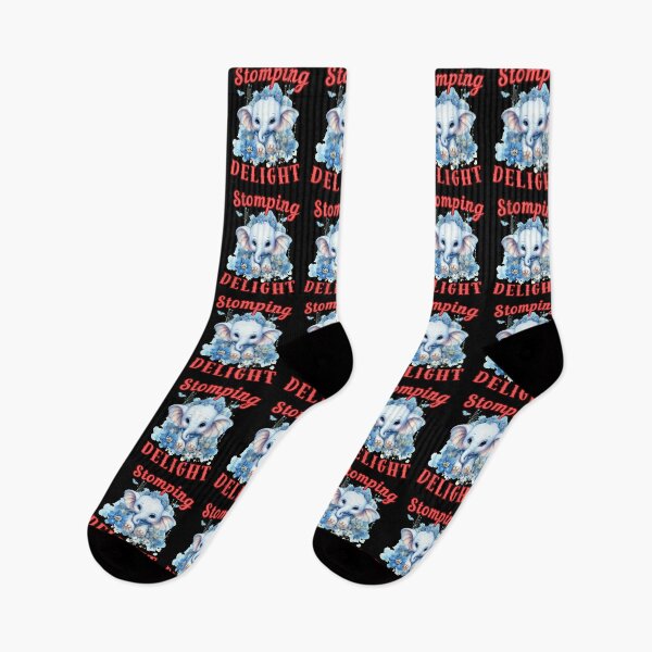 Item preview, Stomping Delight. elephant saying designed and sold by ElephantVibes.