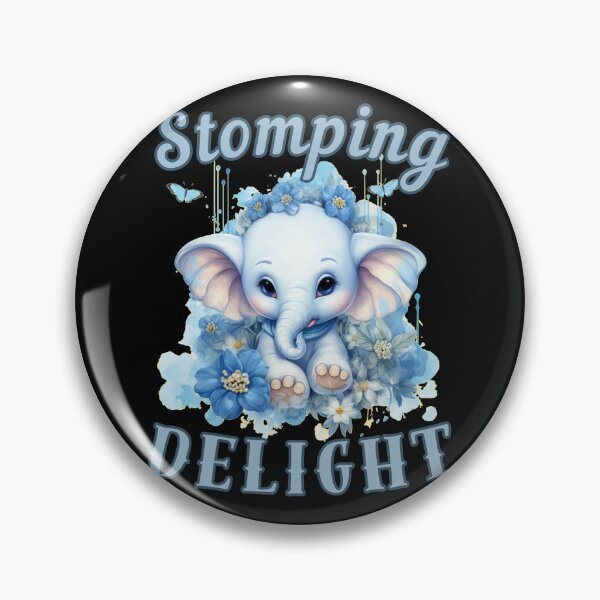 Item preview, Stomping Delight. elephant quote designed and sold by ElephantVibes.