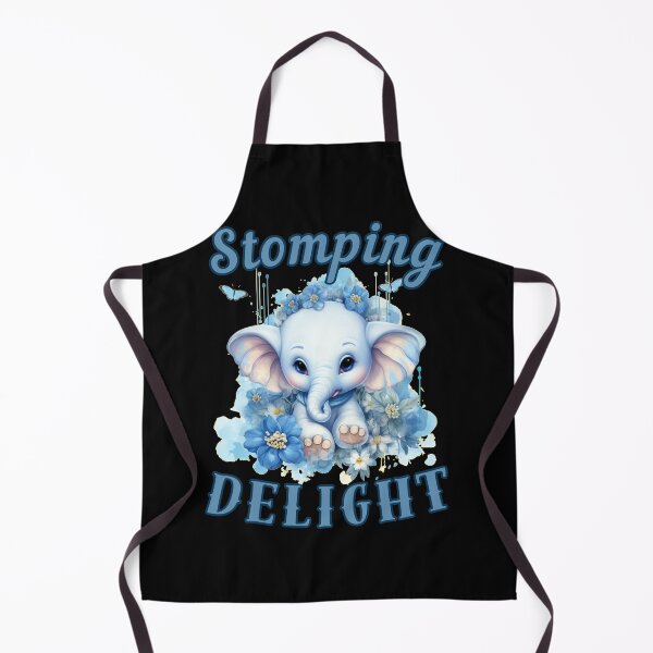 Item preview, Stomping Delight elephant quote designed and sold by ElephantVibes.