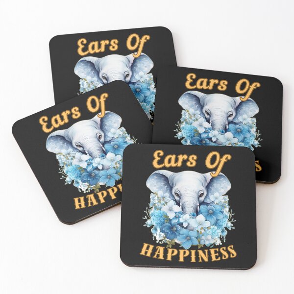 Item preview, Ears Of Happiness. funny elephant designed and sold by ElephantVibes.
