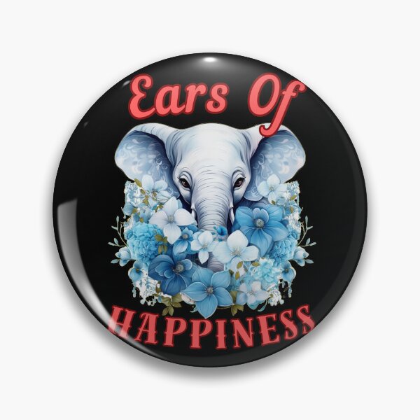 Item preview, Ears Of Happiness. elephant head designed and sold by ElephantVibes.