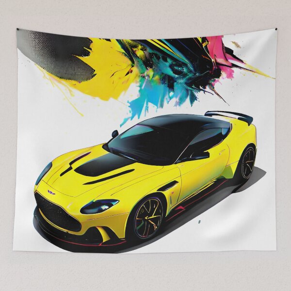 Item preview, Colorful Abstract Aston Martin DBS designed and sold by DecarYourself.