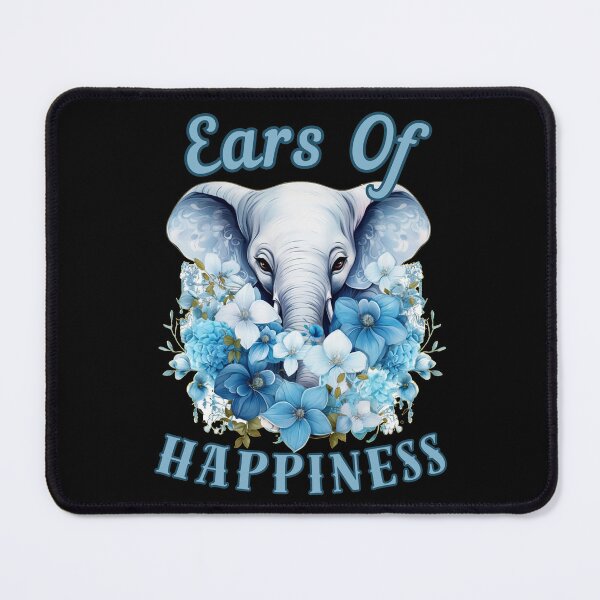 Item preview, Ears Of Happiness. elephant portrait designed and sold by ElephantVibes.