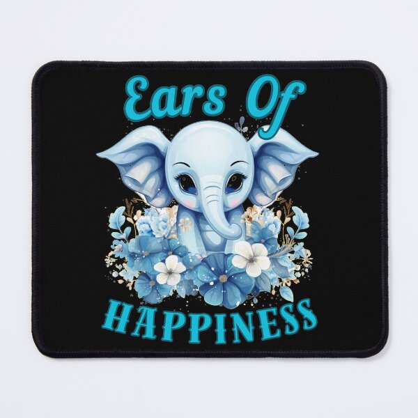 Item preview, Ears Of Happiness. happy elephant designed and sold by ElephantVibes.