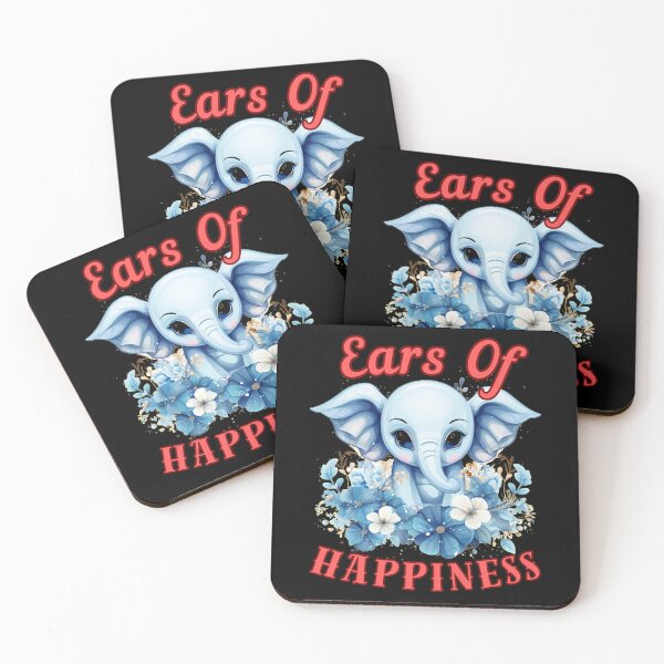 Item preview, Ears Of Happiness. elephant saying designed and sold by ElephantVibes.