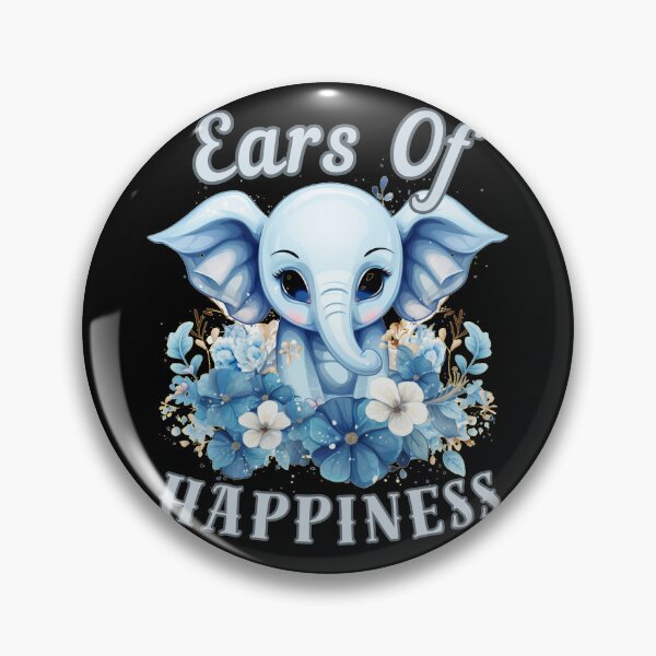 Item preview, Ears Of Happiness. elephant quote designed and sold by ElephantVibes.