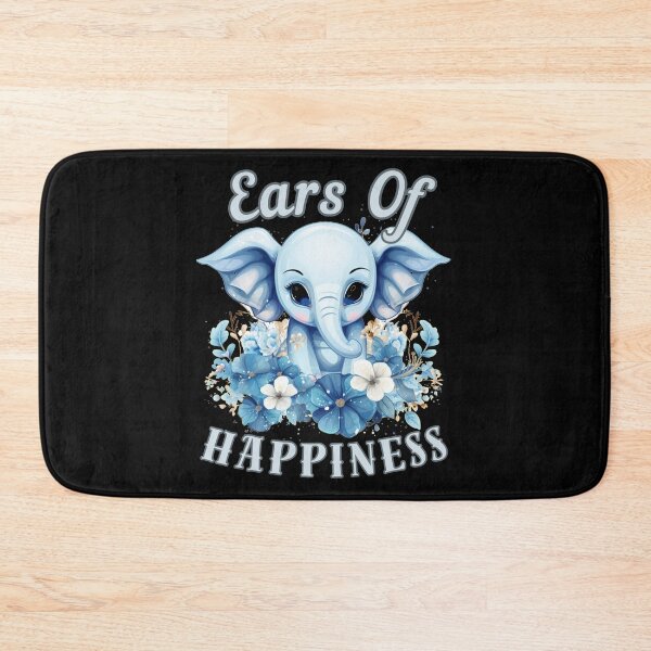 Item preview, Ears Of Happiness. elephant quote designed and sold by ElephantVibes.