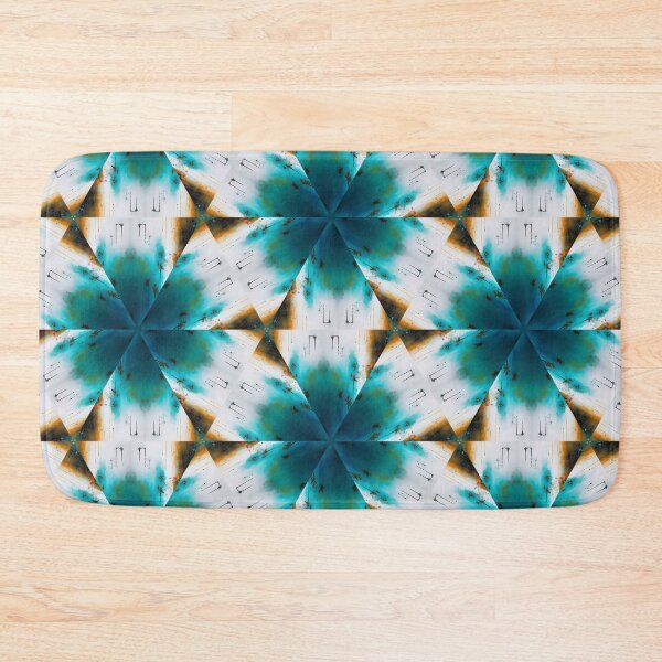 Item preview, Turquoise Flower Pattern designed and sold by KiwiArtistDK.