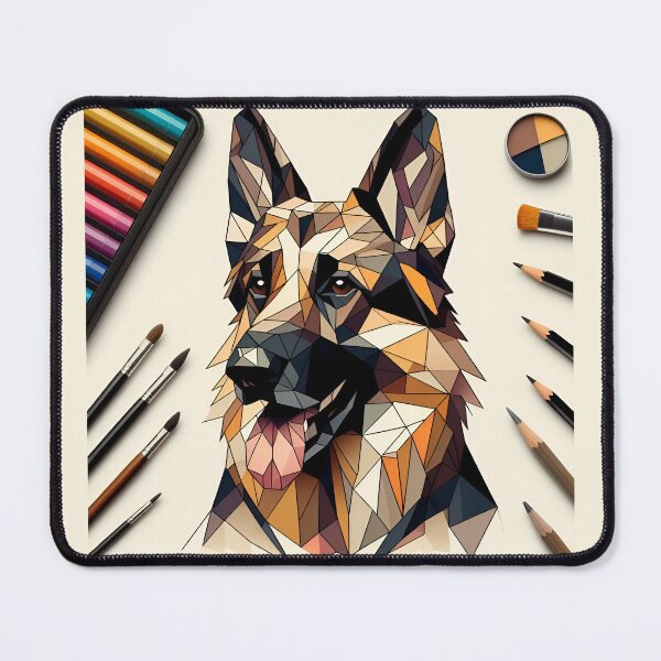 Item preview, Shepherd's Cubist Reverence designed and sold by PawspectCreate.