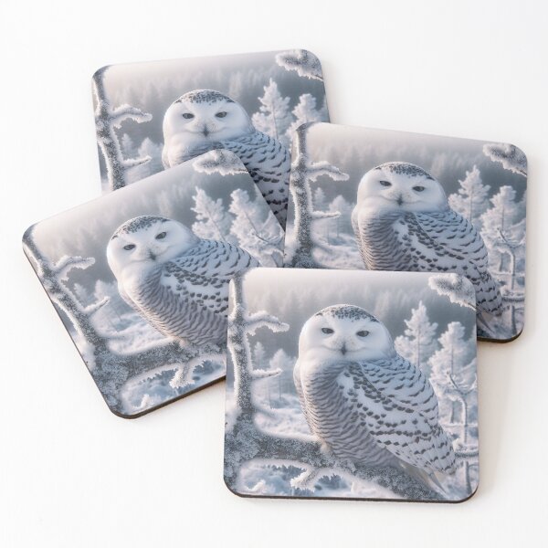 Item preview, Enchanted Nightfall - Owls Amidst Stars in a Darkened Realm designed and sold by ProgressMagnet.