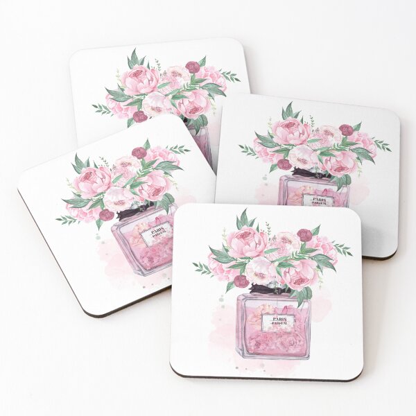 Item preview, pink perfume bottle designed and sold by aboniteblanc.