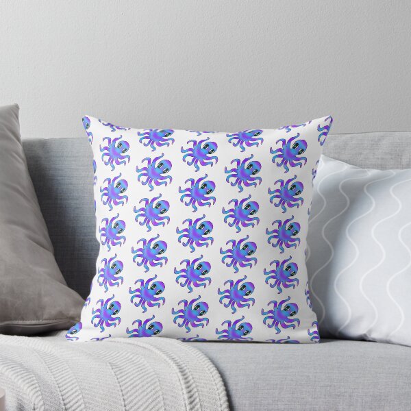 Item preview, Blue Violet Octopus (pattern white) designed and sold by 13mtm80-Designs.