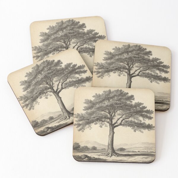 Item preview, Vintage Tree Sketch Art designed and sold by TomorrowsRegret.