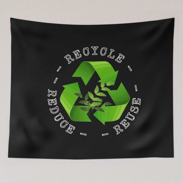 Item preview, Recycle Reduce Reuse Eco-Friendly Environmental Design designed and sold by EarthArtDesigns.