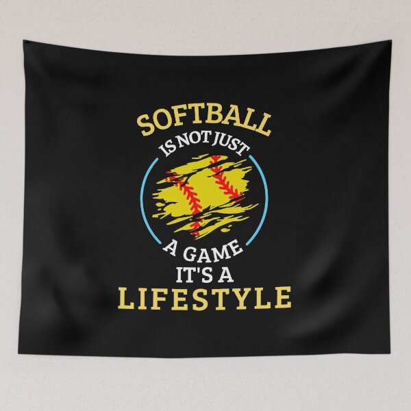 Item preview, Softball is not a game it's a lifestyle designed and sold by annoying-shirts.