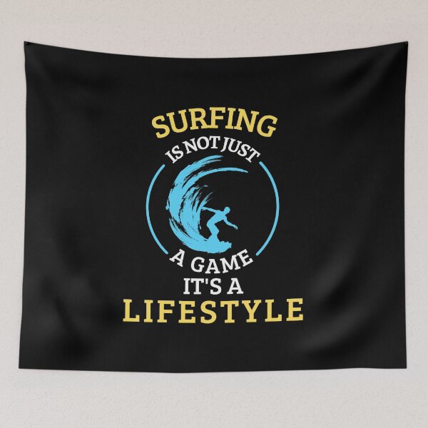 Artikelvorschau, Surfen ist kein Spiel, sondern ein Lebensstil entworfen und verkauft von annoying-shirts.