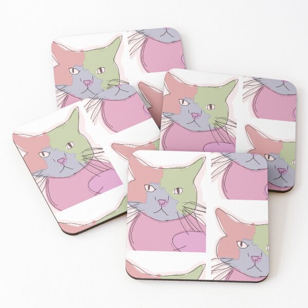 Item preview, Sassy Abstract Cat designed and sold by Heathssweetart.