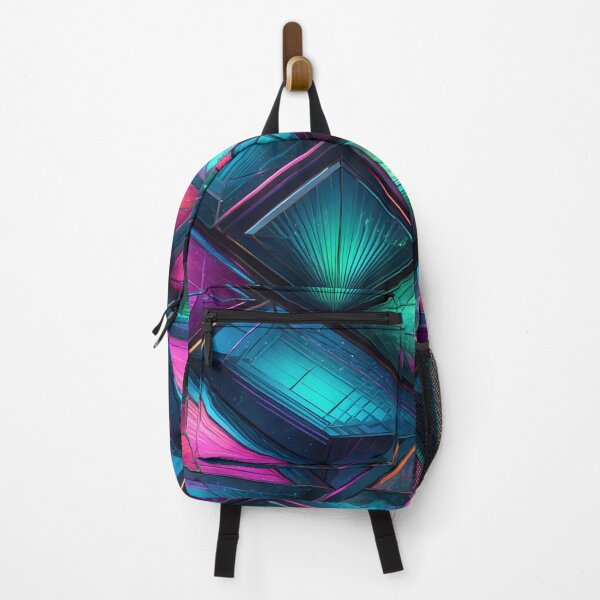 Artikelvorschau, Abstract Geometric Purple Blue Glass Pattern entworfen und verkauft von TheArtOfPat.