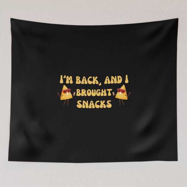 Item preview, I'm back, and I brought snacks designed and sold by Thespacerocket.