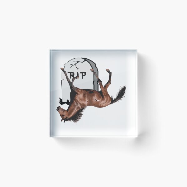 Item preview, Horse Lying On RIP designed and sold by KATKattalestv.