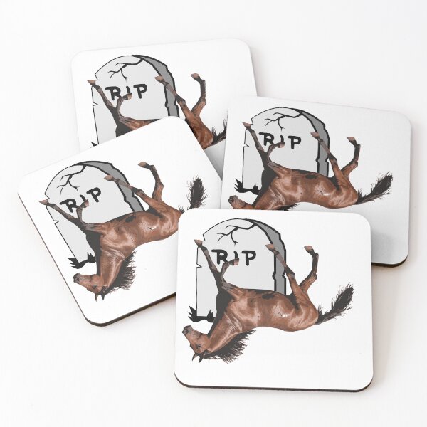 Item preview, Horse Lying On RIP designed and sold by KATKattalestv.